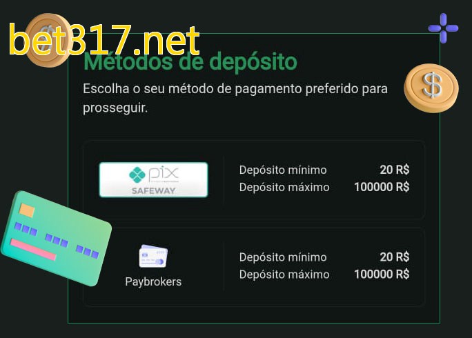 O cassino bet317.netbet oferece uma grande variedade de métodos de pagamento