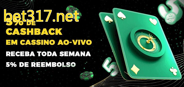 Promoções do cassino ao Vivo bet317.net
